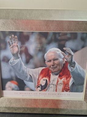 Pope John Paul II Memorial Framed Print | 1920-2005 Tribute